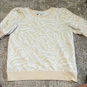 Nine West Beige Patterned Women’s Sweatshirt